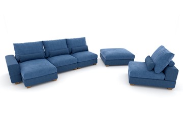 П-образный диван V-10-M П (П1+Д4+Д2+УС+ПС), Memory foam в Ульяновске - предосмотр 2
