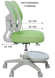 Растущее кресло Holto-22 зеленое в Ульяновске - предосмотр 3