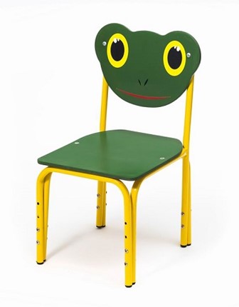 Детский растущий стул Лягушонок (Кузя-ЛГ(1-3)ЗЖ) в Ульяновске - изображение