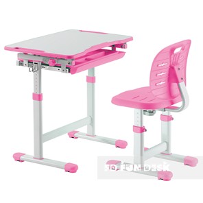Растущий стол и стул Piccolino III Pink в Ульяновске - предосмотр 1