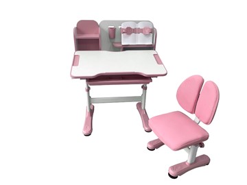 Растущая парта + стул Vivo Pink FUNDESK в Ульяновске - предосмотр 3