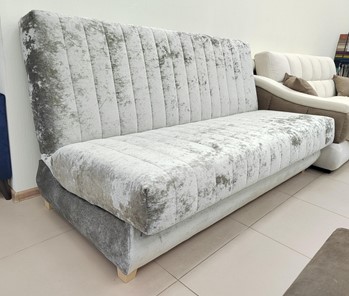 Прямой диван Gera sofa grammi Полосы Краш Оникс 09 в Ульяновске